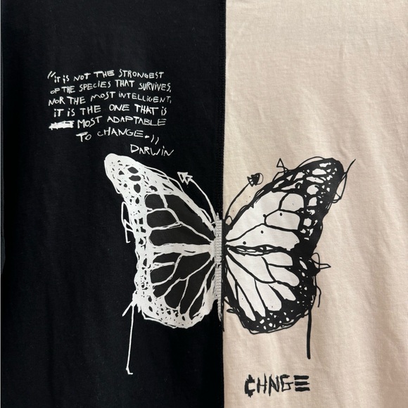 CHNGE oversized Darwin change butterfly tee - Picture 3 of 8